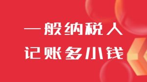 一(yi)般納稅人(ren)辦(bàn)理(li)代(dai)理(li)記賬需要多(duo)少錢？